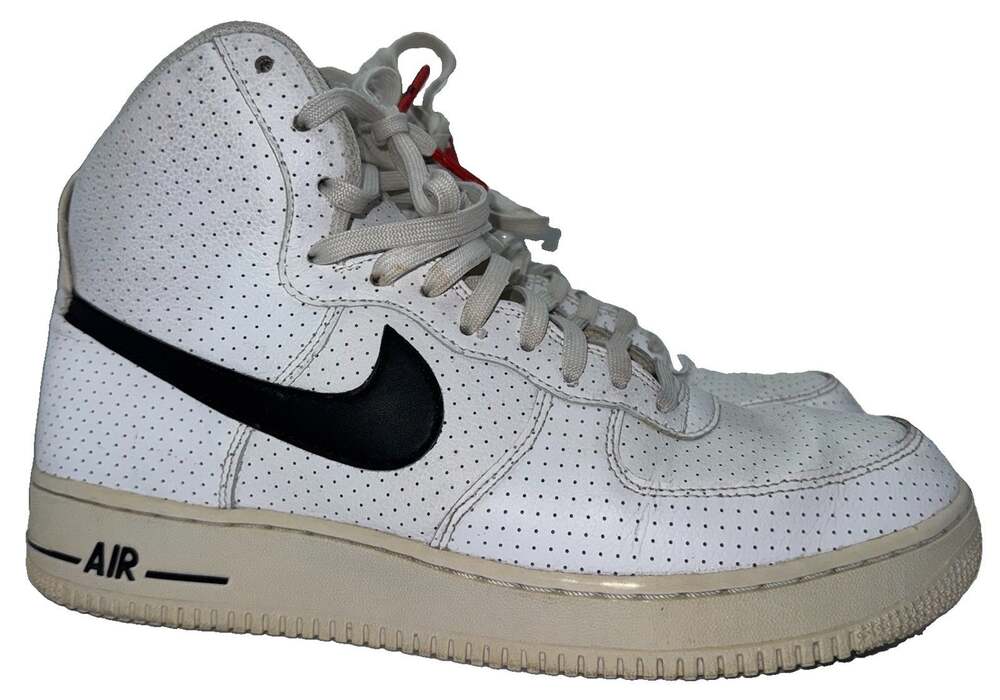 Nike Air Force 1 High ‘07 Perforated White Black 315121-120 Men’s Size 10.5